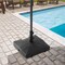 Casafield Patio Umbrella Base, Fillable Heavy Duty Rolling Stand for Outdoor, Patio, Lawn, Deck, Poolside
